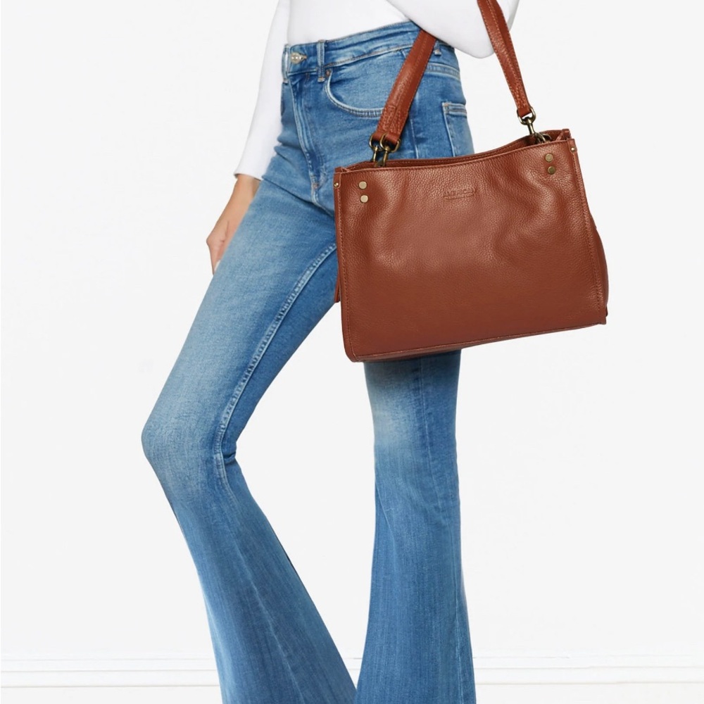 American Leather Co. Women's Lenox Triple Entry Satchel Handbag